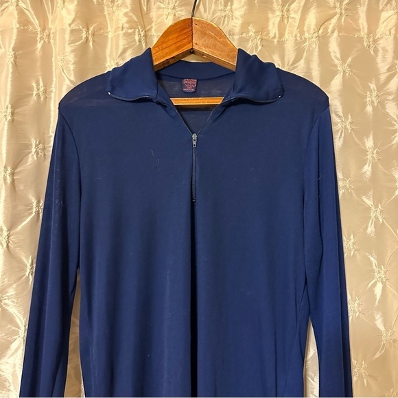 VTG Patagonia Navy Blue Capilene Half Zip Base Layer Pull-Over Long Sleeve - Picture 2 of 9